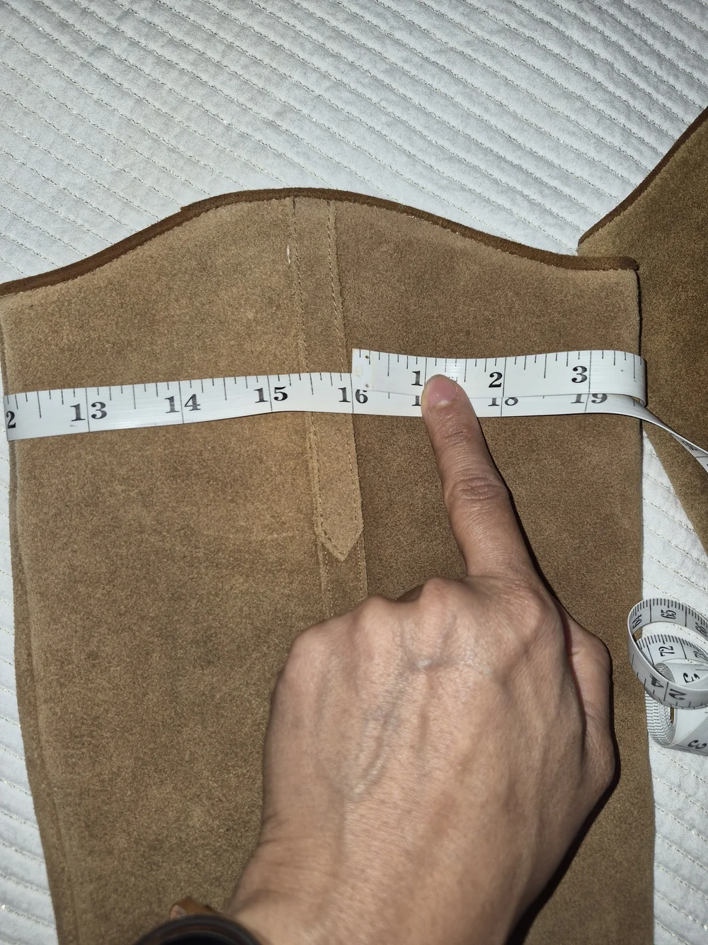 Guess Suede Over-the-Knee Boots in Taupe Brown